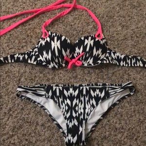 Victoria’s Secret Push Up Aztec Bikini Set 32A/S
